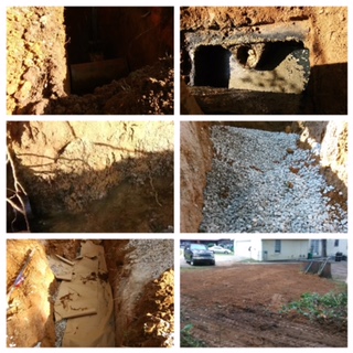 French Drain Installation in Milton, GA